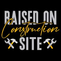 Raised On Construction Site Construction Worker Gift Cooling Performance Crew T-Shirt