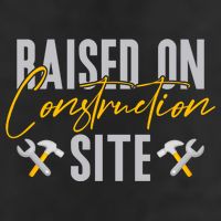 Raised On Construction Site Construction Worker Gift Adult Drive Performance Visor