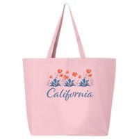 Row Of California Poppies 25L Jumbo Tote