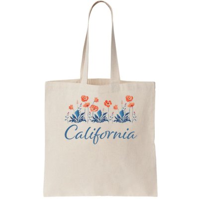 Row Of California Poppies Bag