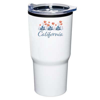Row Of California Poppies Tumbler