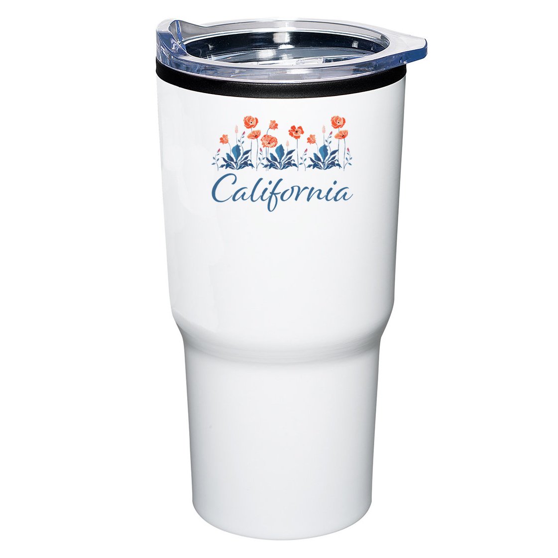 Row Of California Poppies Tumbler