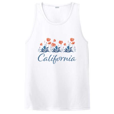 Row Of California Poppies PosiCharge Competitor Tank