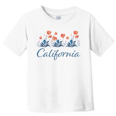 Row Of California Poppies Toddler T-Shirt