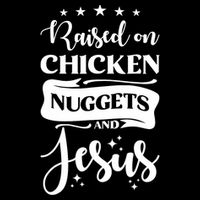 Raised On Chicken Nuggets And Jesus Visor