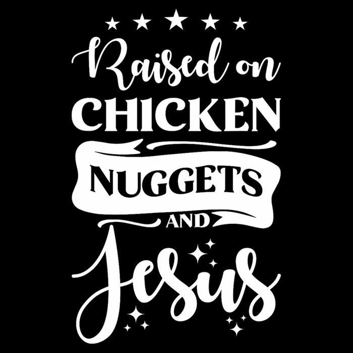 Raised On Chicken Nuggets And Jesus Visor