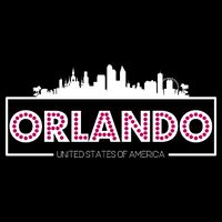Retro Orlando City Skyline Cooling Performance Crew T-Shirt