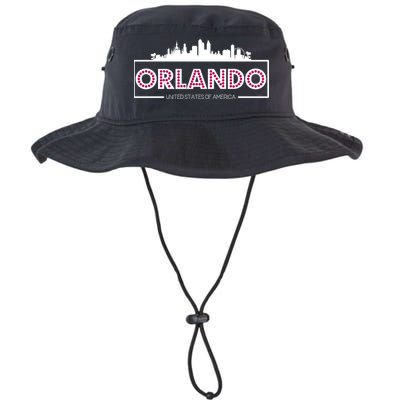 Retro Orlando City Skyline Bucket Hat