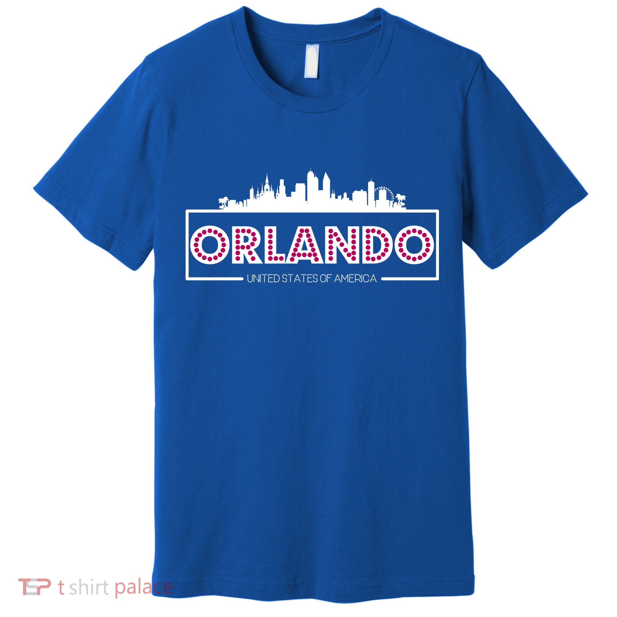 Retro Orlando City Skyline Premium T-Shirt