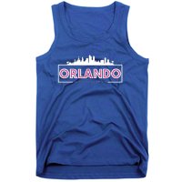 Retro Orlando City Skyline Tank Top