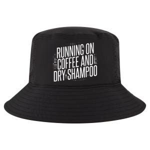 Running On Coffee And Dry Shampoo Cool Comfort Performance Bucket Hat