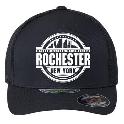 Rochester New York Flexfit Unipanel Trucker Cap