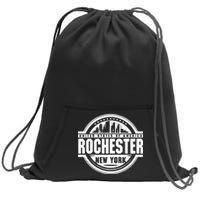 Rochester New York Sweatshirt Cinch Pack Bag