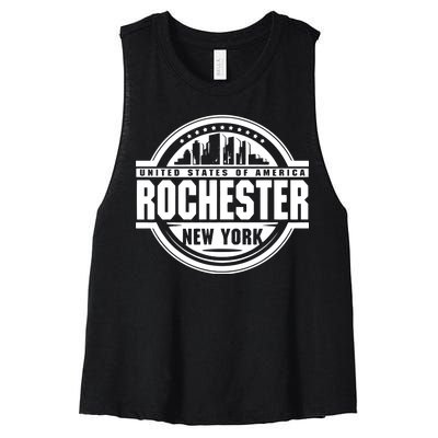 Rochester New York Women's Racerback Cropped Tank