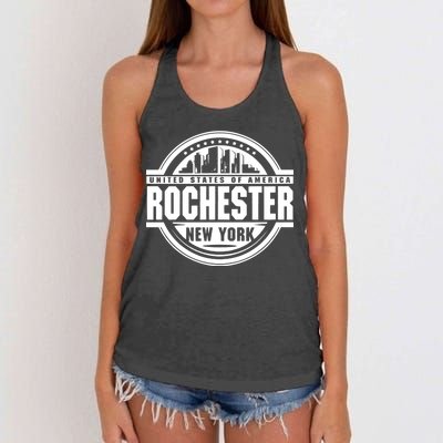 Rochester New York Women's Knotted Racerback Tank