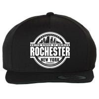 Rochester New York Wool Snapback Cap