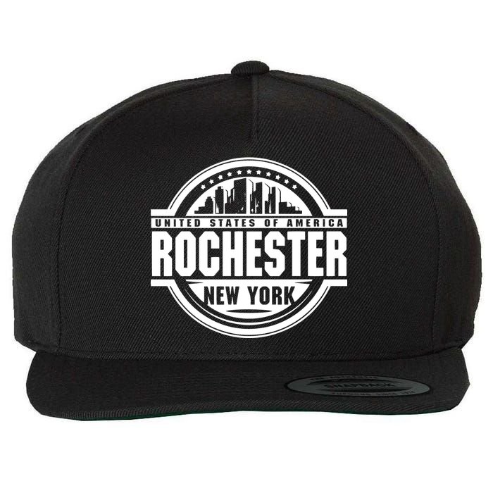 Rochester New York Wool Snapback Cap