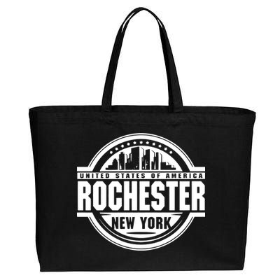 Rochester New York Cotton Canvas Jumbo Tote