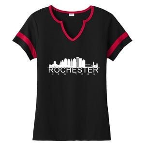 Rochester New York Skyline Ladies Halftime Notch Neck Tee