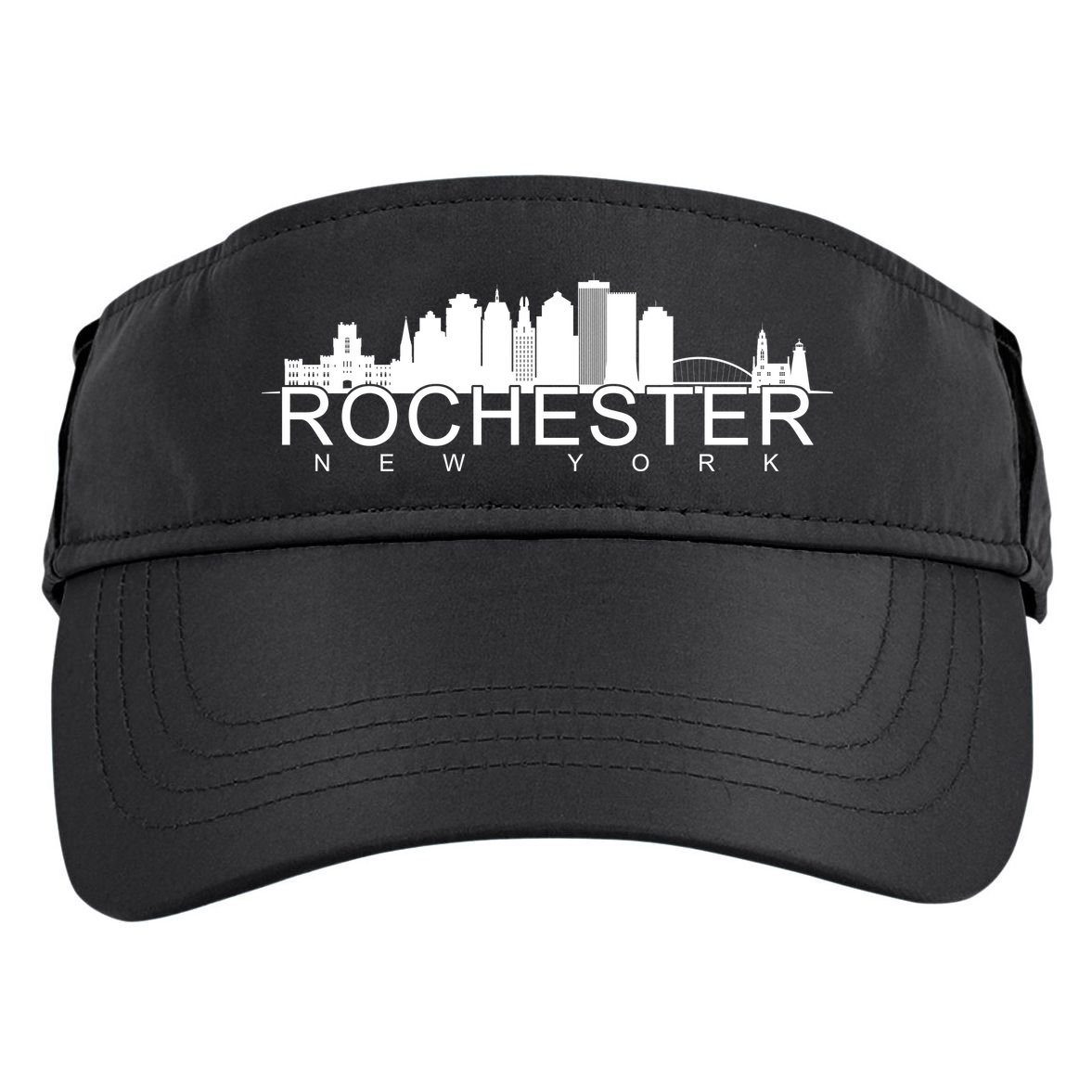Rochester New York Skyline Adult Drive Performance Visor