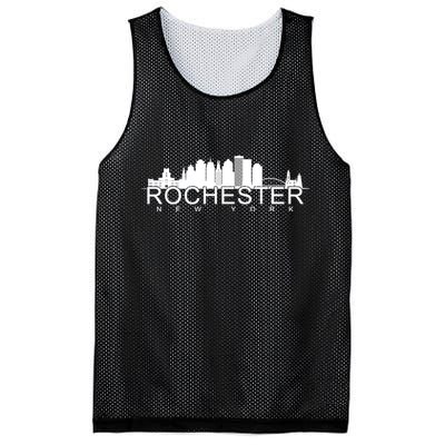 Rochester New York Skyline Mesh Reversible Basketball Jersey Tank