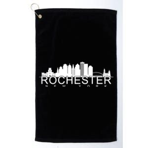 Rochester New York Skyline Platinum Collection Golf Towel