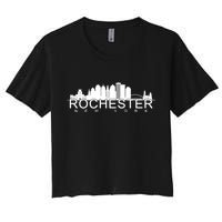 Rochester New York Skyline Women's Crop Top Tee