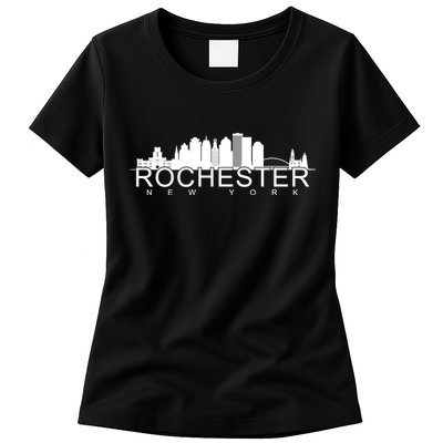 Rochester New York Skyline Womens T-Shirt