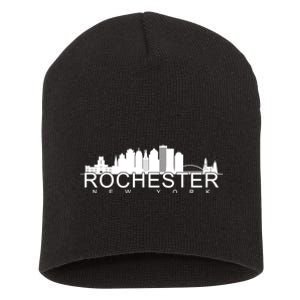 Rochester New York Skyline Short Acrylic Beanie