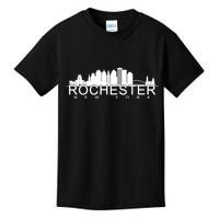 Rochester New York Skyline Kids T-Shirt