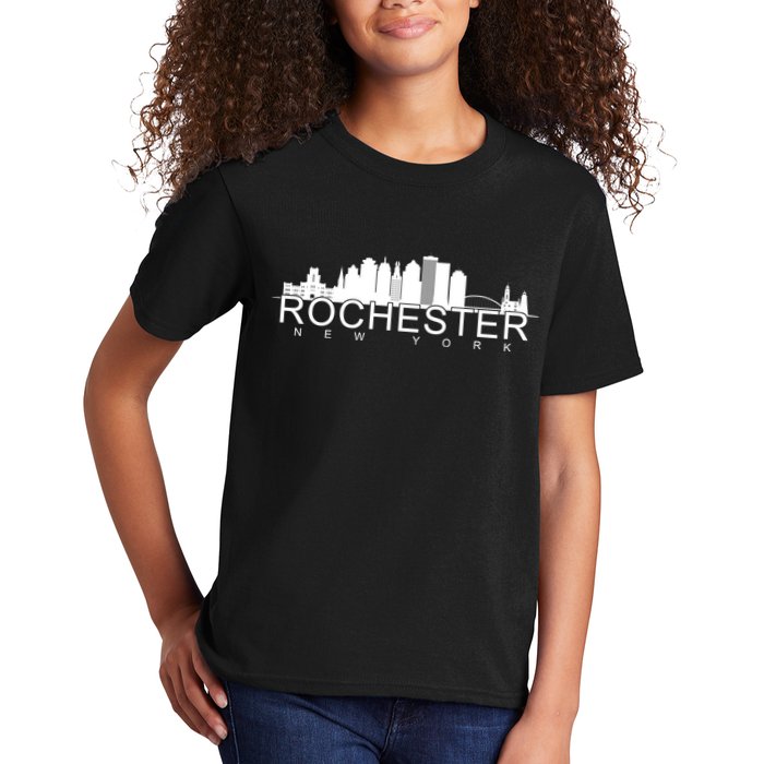 Rochester New York Skyline Kids T-Shirt
