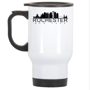 Rochester New York Skyline Stainless Steel Travel Mug