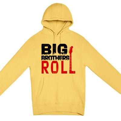 Rock And Roll Big Brothers Premium Pullover Hoodie