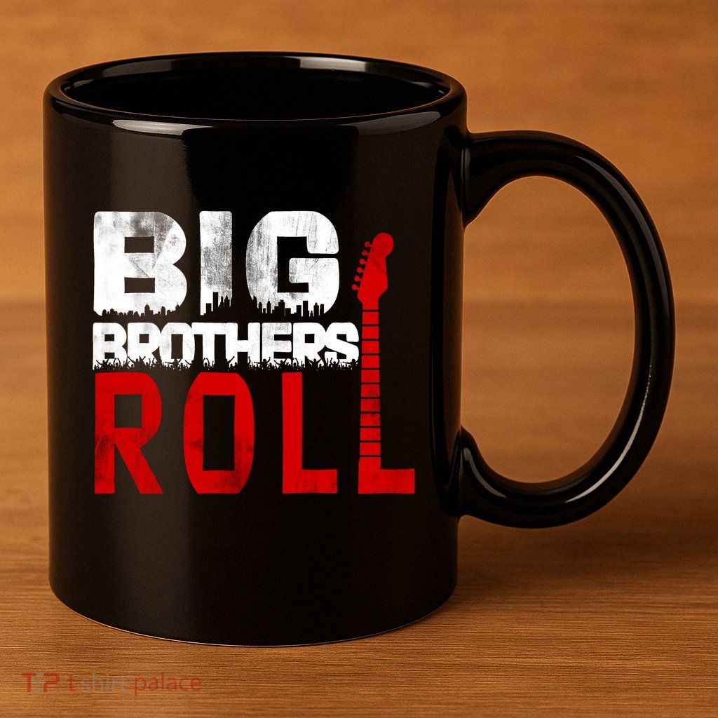 Rock And Roll Big Brothers 11oz C Handle Ceramic Mug