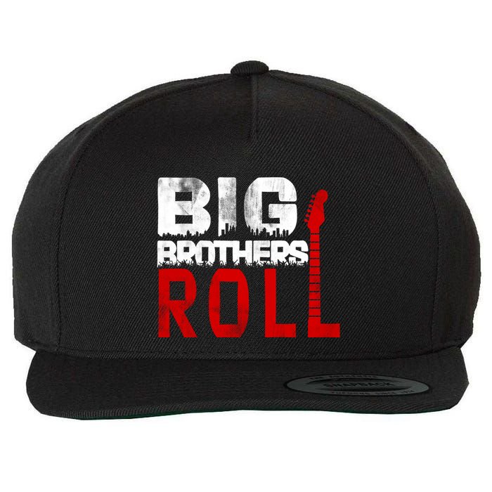 Rock And Roll Big Brothers Wool Snapback Cap
