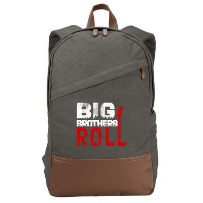 Rock And Roll Big Brothers Cotton Canvas Backpack