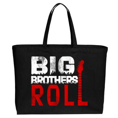 Rock And Roll Big Brothers Cotton Canvas Jumbo Tote