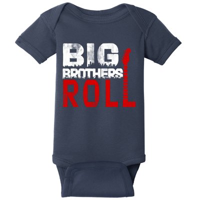 Rock And Roll Big Brothers Baby Bodysuit