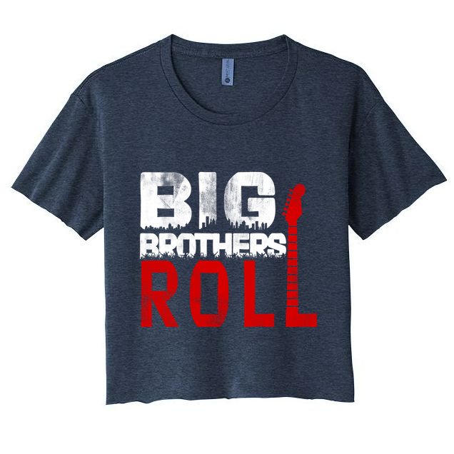 Rock And Roll Big Brothers Crop Top