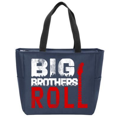 Rock And Roll Big Brothers Zip Tote Bag