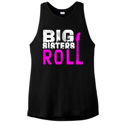 Rock And Roll Big Sisters Ladies PosiCharge Tri-Blend Wicking Tank