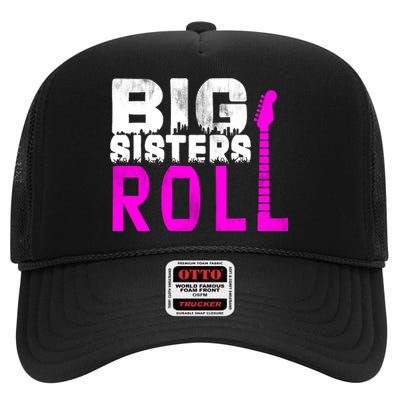 Rock And Roll Big Sisters High Crown Mesh Back Trucker Hat