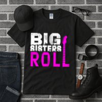 Rock And Roll Big Sisters Tall T-Shirt