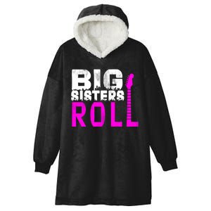 Rock And Roll Big Sisters Hooded Wearable Blanket