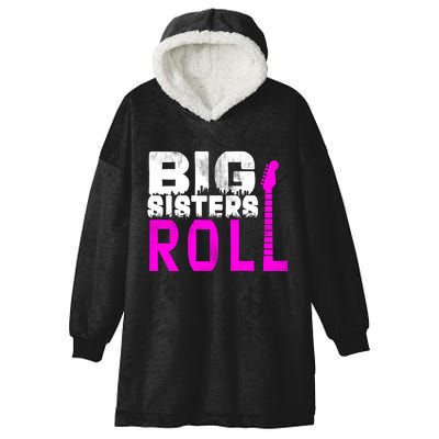 Rock And Roll Big Sisters Hooded Wearable Blanket