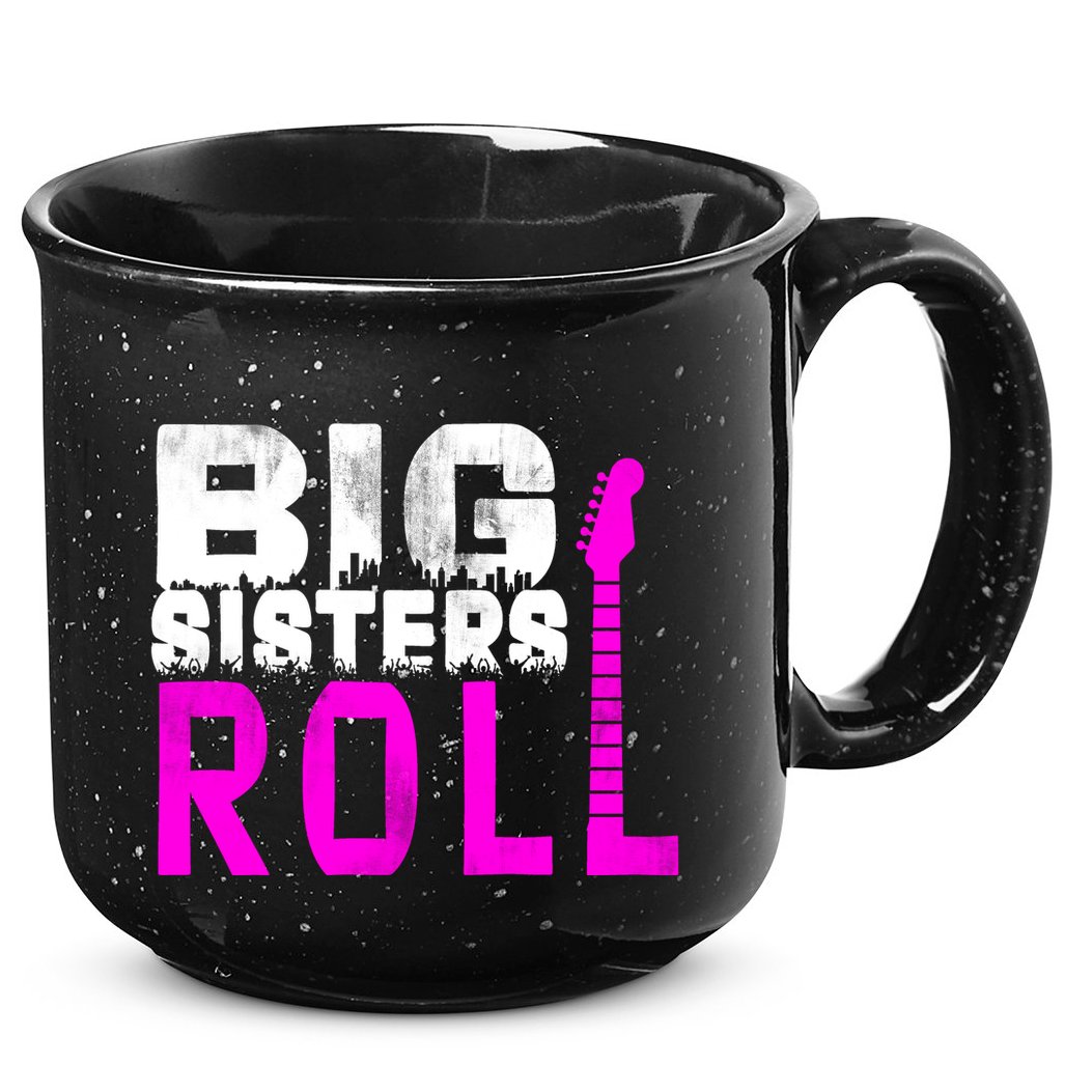 Rock And Roll Big Sisters 15oz Campfire Ceramic Mug