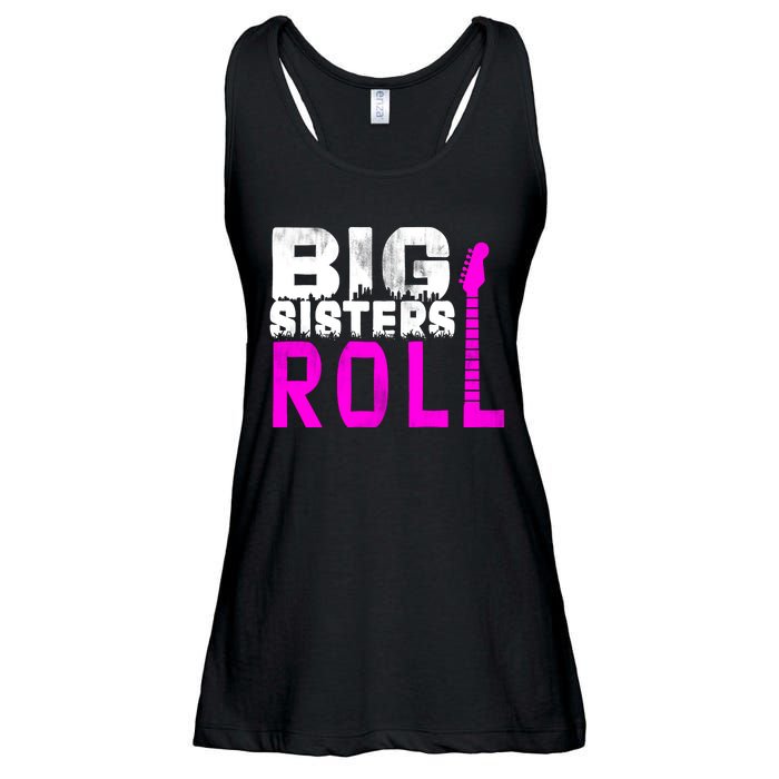 Rock And Roll Big Sisters Ladies Essential Flowy Tank