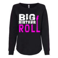 Rock And Roll Big Sisters Womens California Wash Sweatshirt