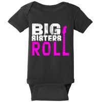 Rock And Roll Big Sisters Baby Bodysuit