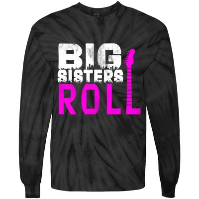 Rock And Roll Big Sisters Tie-Dye Long Sleeve Shirt